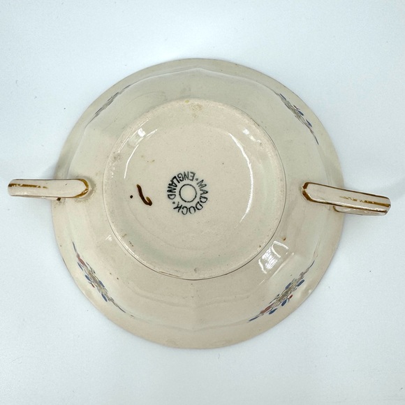 VTG Set-of-3 John Maddock Minerva Plaza Porcelain Dual Handel Soup Bowls - Picture 10 of 11